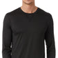 32 Degrees Men's Top Notch Long Sleeve T-Shirt Black Size Large