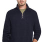 Weatherproof Vintage Men's Waffle Texture 1/4 Zip Sweater Black Size XX-Large