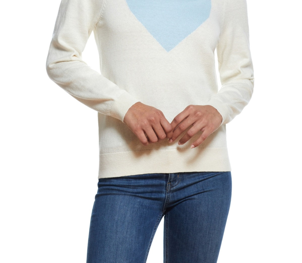 Weatherproof Vintage Women's Knit Long Sleeve Crewneck Sweater White Size Small