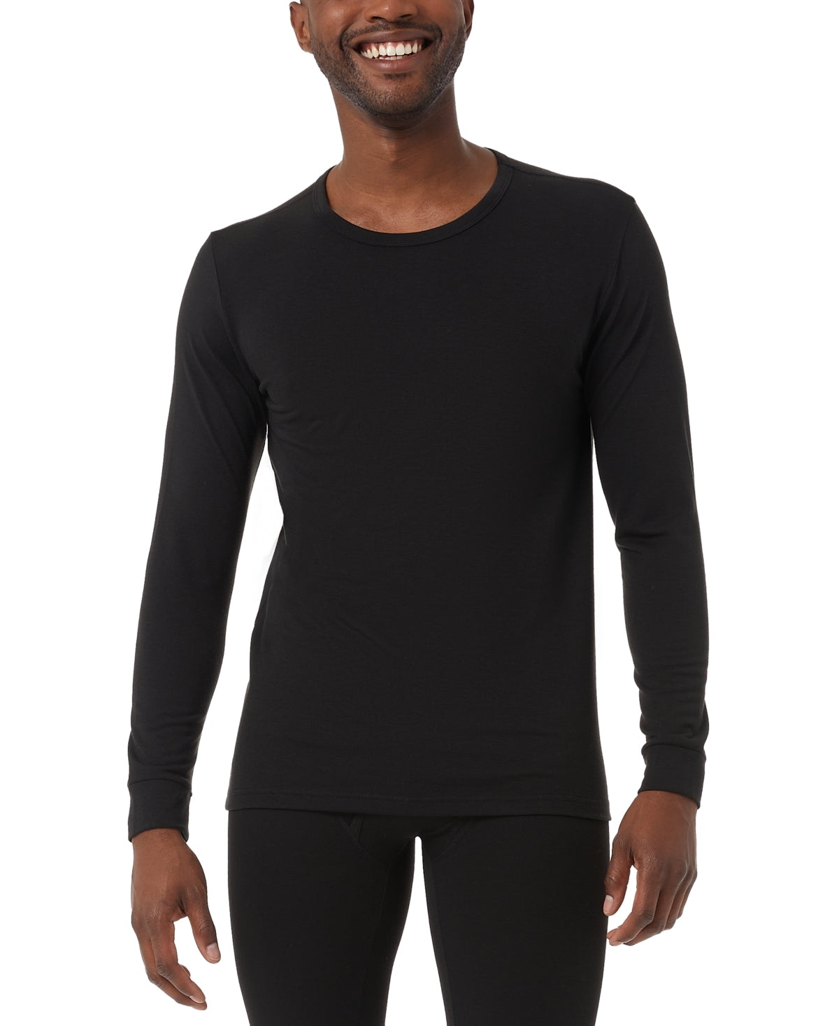 32 Degrees Women's Heat Plus Long Sleeve Thermal Shirt Black Size Medium