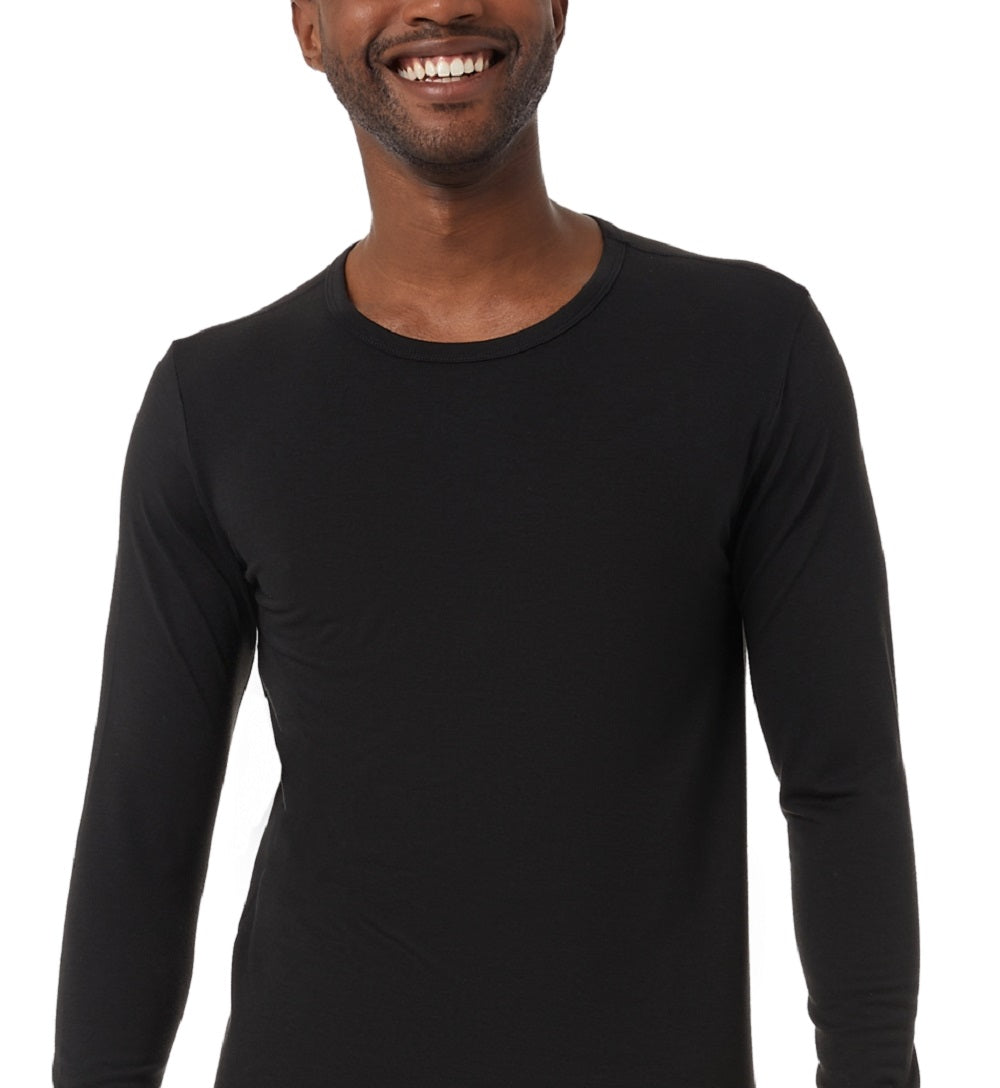 32 Degrees Women's Heat Plus Long Sleeve Thermal Shirt Black Size Medium