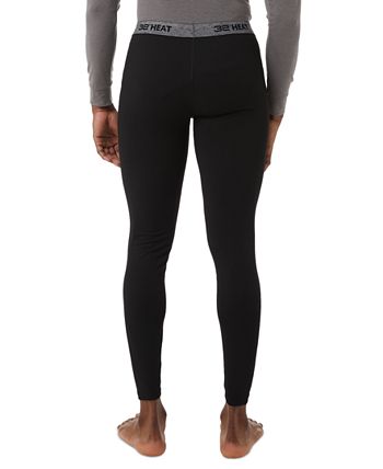 32 Degrees Men's Heat Plus Legging Black Size X-Large