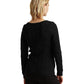 Ralph Lauren Women's Cable Knit Boat Neck Cotton Sweater Black Size Large
