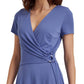 Ralph Lauren Women's Jersey Short Sleeve Dress Blue Size 8