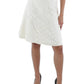 Lauren Women's Patchwork Lace Skirt Beige Size 16