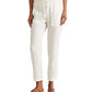 Ralph Lauren Women's Linen Ankle Pants White