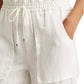 Ralph Lauren Women's Linen Ankle Pants White