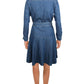 Ralph Lauren Women's Belted Denim Shirtdress Blue Size 8