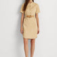 Ralph Lauren Women's Belted Micro Sanded Twill Dress Brown Size 12
