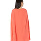 Ralph Lauren Women's Cape Georgette Cocktail Dress Orange Size 14