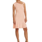 Ralph Lauren Women's Asymmetrical Jersey Dress Pink Size 12