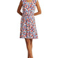 Ralph Lauren Women's Floral Jersey Dress Blue Size 14