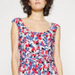 Ralph Lauren Women's Floral Jersey Dress White Size 8