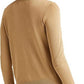 Ralph Lauren Women's Equestrian Print Cardigan Sweater Brown Size Small