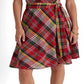 Ralph Lauren Women's Plaid Crinkle Cotton Sleeveless Dress Pink Size 2