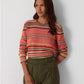Ralph Lauren Women's Striped Cotton Blend Sweater Assorted Size Small