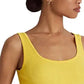Ralph Lauren Women's Cotton Blend Tank Top Yellow Size X-Large