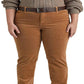 Ralph Lauren Women's Corduroy Mid Rise Straight Pant Brown Size 20W