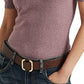 Ralph Lauren Women's Beaded Short Sleeve Sweater Purple Size Medium