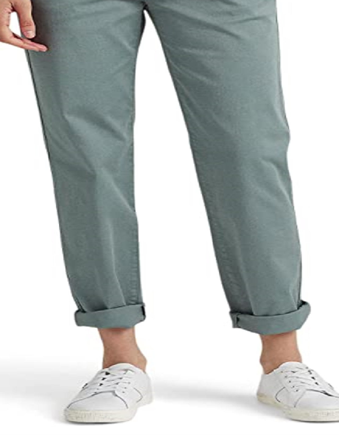 Ralph Lauren Women's Slim Fit Stretch Chino Pants Blue Size 12