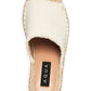 Aqua Women's Jacy Platform Wedge Slide Sandals White Size 8 M