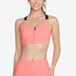 Skechers Women's Goflex Zip Front Sports Bra Orange Size Large