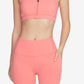 Skechers Women's Goflex Zip Front Sports Bra Orange Size Large