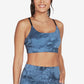 Skechers Women's Strappy Crossback Sports Bra Blue Size Medium