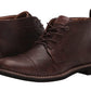 Tommy Hilfiger Men's Gibby Faux Leather Cap Toe Chukka Boots Brown Size 12 M
