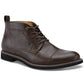 Tommy Hilfiger Men's Gibby Faux Leather Cap Toe Chukka Boots Brown Size 12 M