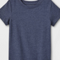 Cat & Jack Toddler Boys' Solid Jersey Knit Short Sleeve T-Shirt Navy Blue 5T