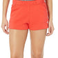 The North Face Women's Logo Shorts Red Size X-Large