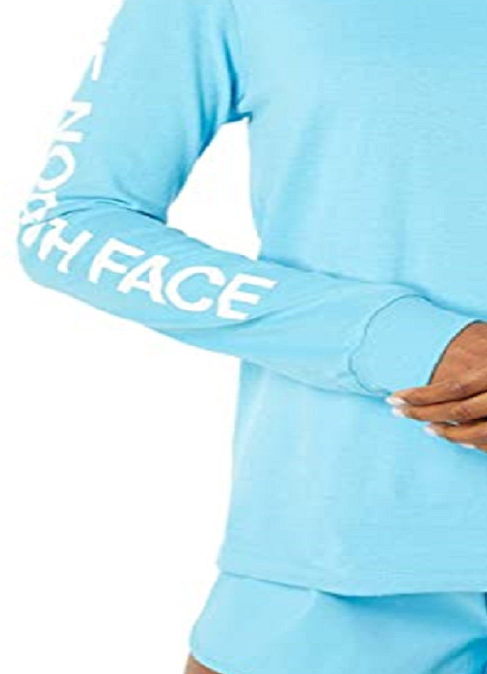 The North Face Women's Brand Proud Long Sleeve Tee Blue Size Small