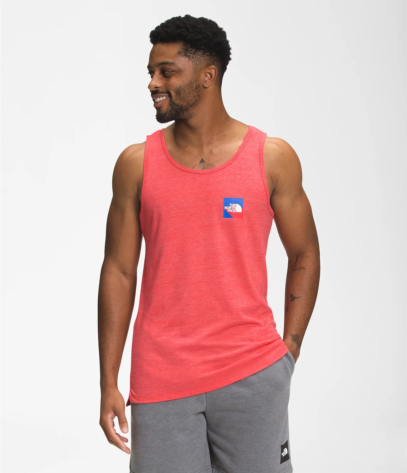 The North Face Men's Americana Tri Blend Tank Red Size Small