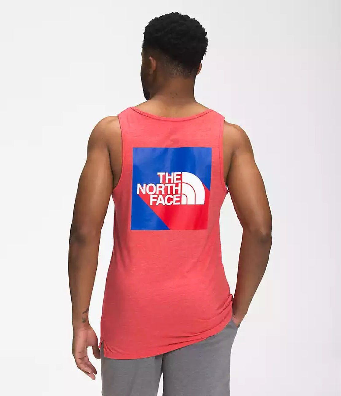 The North Face Men's Americana Tri Blend Tank Red Size Small