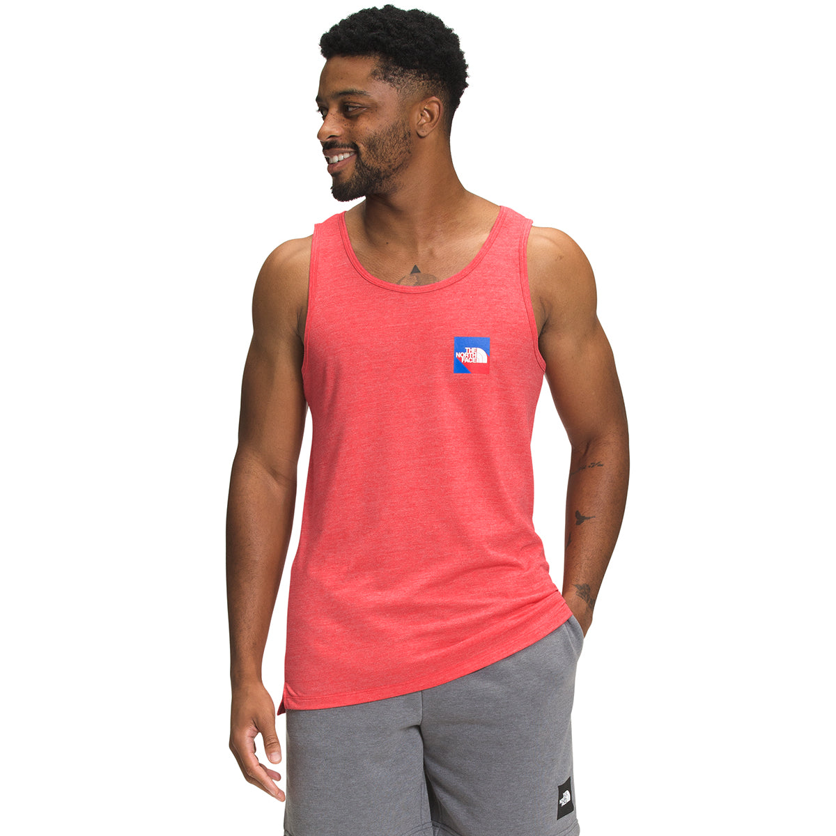 The North Face Men's Americana Tri Blend Tank Red Size Medium