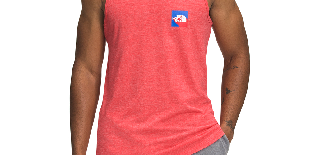 The North Face Men's Americana Tri Blend Tank Red Size Large