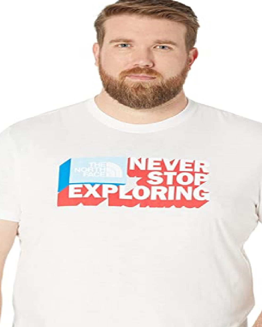 The North Face Men's Americana Tri Blend Short Sleeve Tee White Size Large