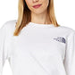 The North Face Women's Long Sleeve Hit Graphic Tee White Size Medium