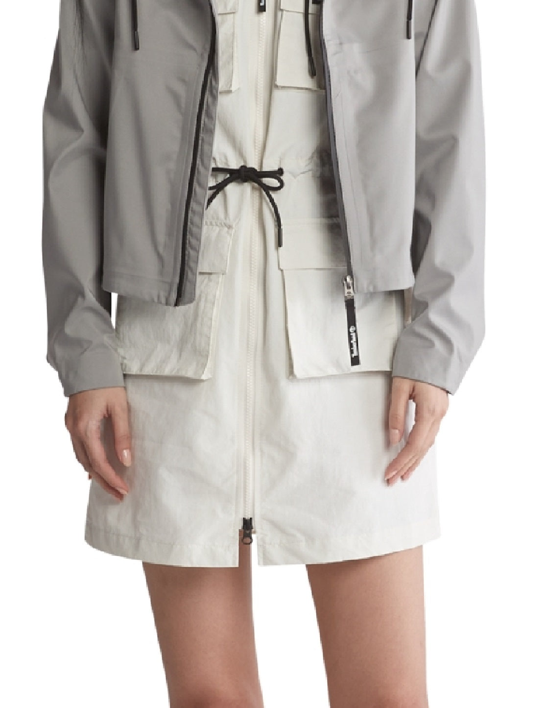 Timberland Women's Waterproof Hooded Jacket Gray Size X-Small