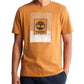 Timberland Men's Outdoor Archive Short Sleeve Graphic T-Shirt Yellow Size X-Large