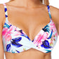 Island Escape Women's Gemini Underwire Bikini Top Swimsuit White