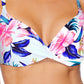 Island Escape Women's Gemini Underwire Bikini Top Swimsuit White