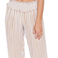 Raisins Junior's Beach Day Pants Swimsuit White Size Medium