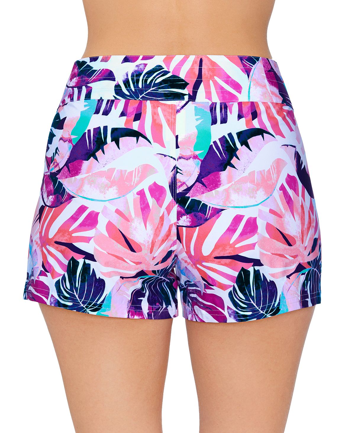 Island Escape Women's Island Board Shorts Swimsuit White