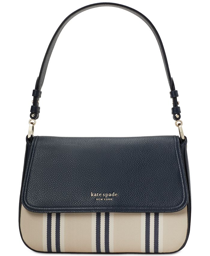 Kate Spade New York Women's Hudson Pebble Sam Shoulder Bag Blue Size Regular
