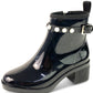 Kate Spade New York Women's Puddle Pearly Stud Rain Boots Black Size 10 B