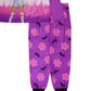 That Girl Lay Lay Big Girl's T-shirt and Pajama 2 Piece Set Purple Size 8