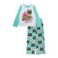 Lol Surprise Big Girl's Top and Pajama 2-Piece Set White Size 8