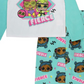Lol Surprise Big Girl's Top and Pajama 2-Piece Set White Size 8